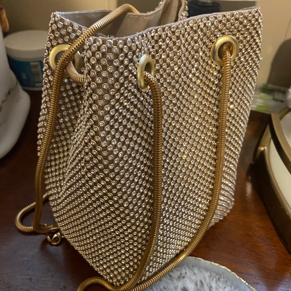 Parisian Lights Bucket Bag in Rose Gold